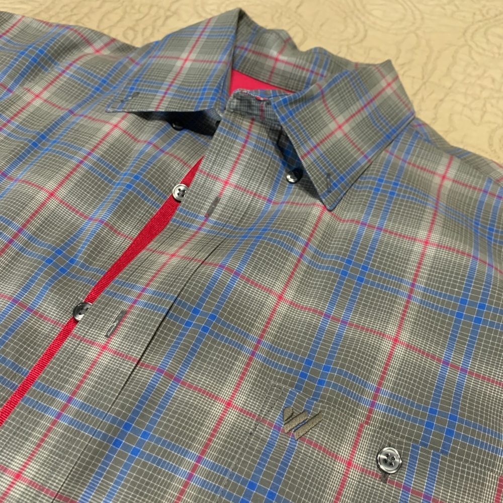Men's Wrangler button down, long sleeve, large